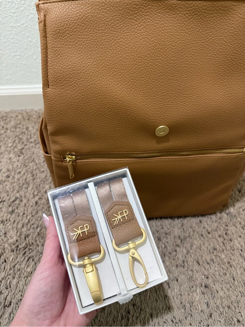 Freshly Picked Butterscotch Backpack Diaper Bag